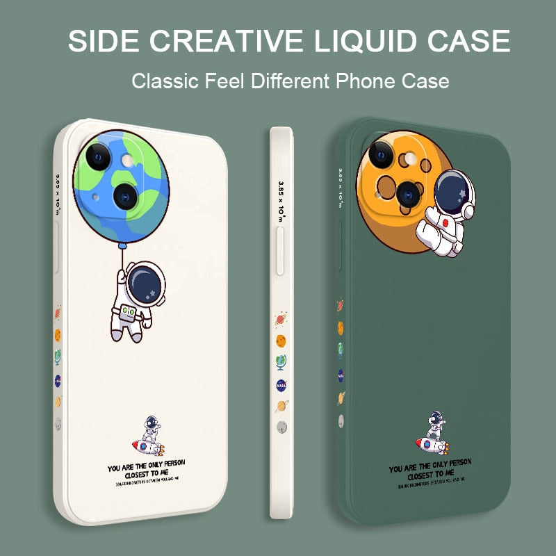 ***Astronaut Phone Case For iPhone 6-8 and X series***