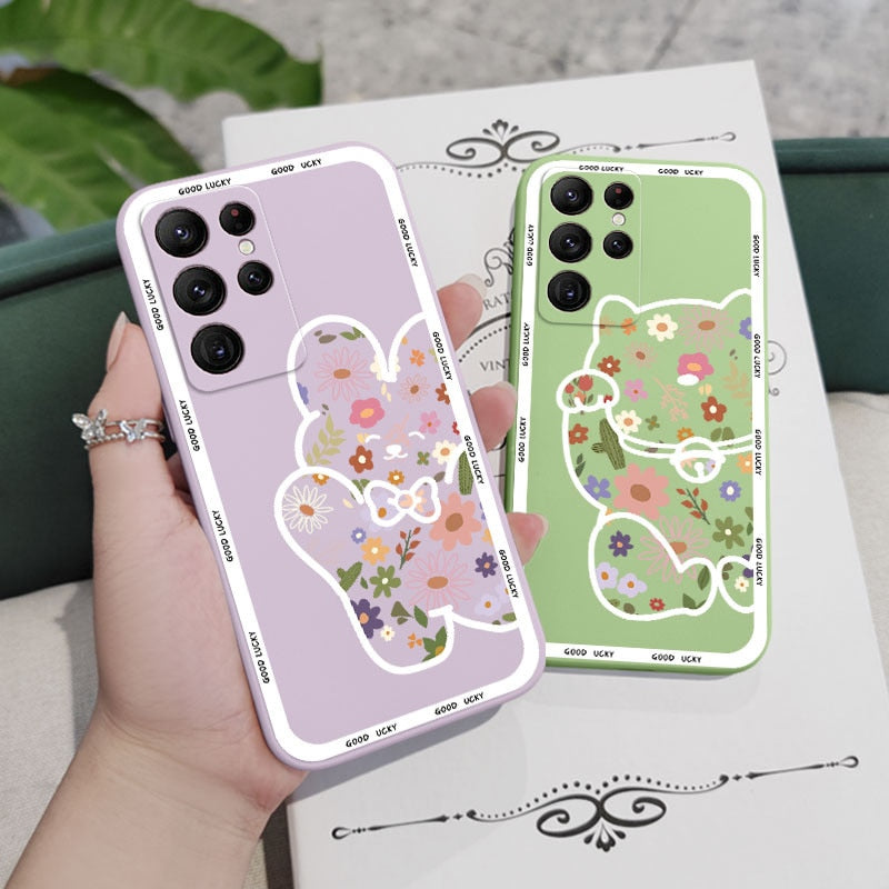 *** Rabbit Cat Phone Case For Samsung Note***