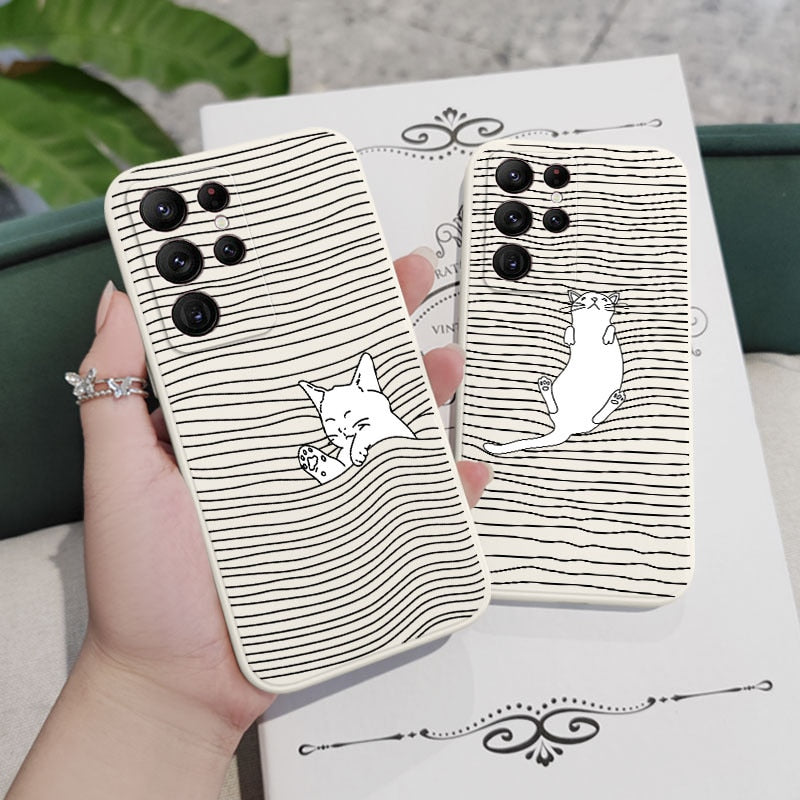 *** Cozy Cat Phone Case For Samsung Galaxy S***