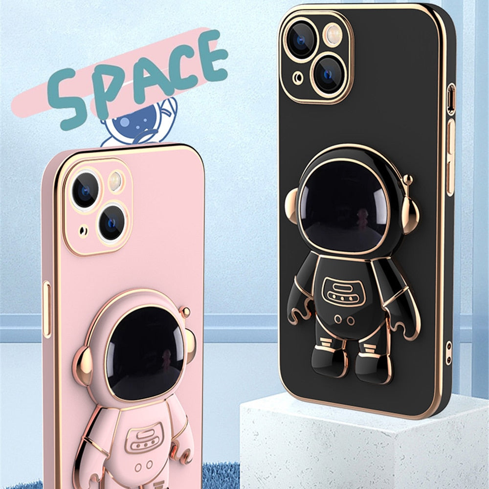 **Astronaut case for iPhone with pop socket**
