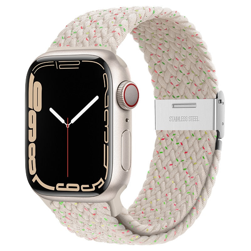 Apple watch elastic strap for series 3 se 6 7 8