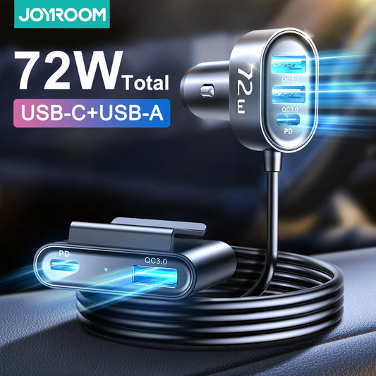 ** USB Ports Car Charger Type C ** Fast Charger **